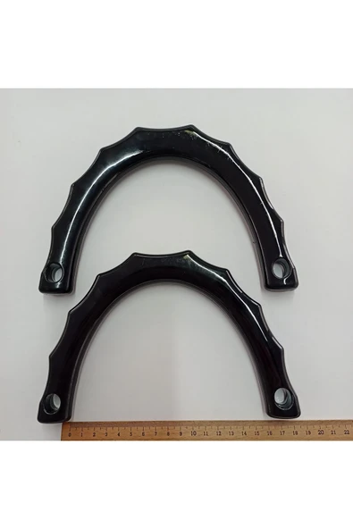 Siyah Plastik  Çanta Sapı Çiftinin Fiyatıdır - Resim 2