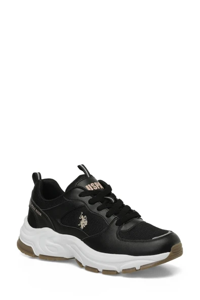 U.S. Polo Assn Sorley 5FX Siyah Kadın Sneaker Ayakkabı - 2