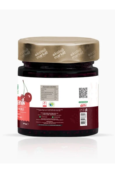 Organik Vişne Reçeli 275 gr - 2