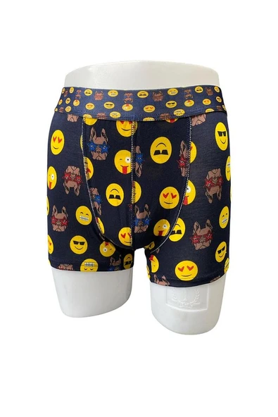 Zenura Erkek Boxer 3'lü Paket - Eğlenceli ve Şık Tasarımlar - 3