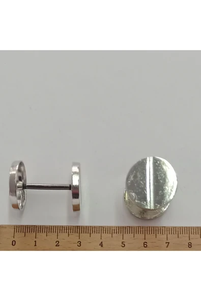 10 Adet Gümüş Rengi halter ürün görseli