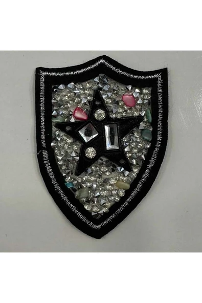 Taşlı Ve I?ncili Yapıştırma Armalar Ti?ya16 Eni 5 Cm Boyu 7 Cm - 10 Adedin Fiyatıdır