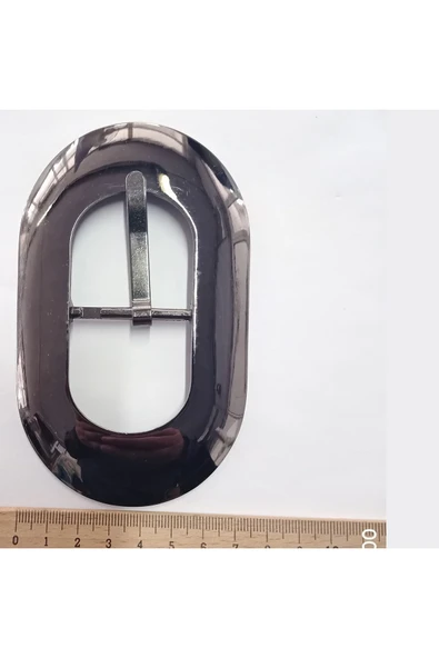 2 Adet Nikel Siyah Metal Kadın Kemeri Tokası - 2