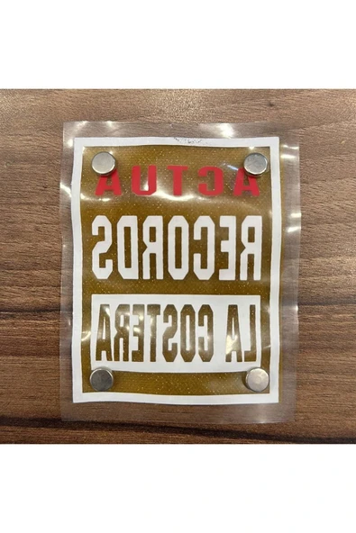 Tekstil Arması Ta5 Eni 8 Cm Boyu 10 Cm - 10 Adedin Fiyatıdır