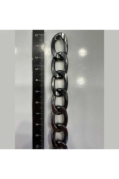 Alüminyum Zincir Za 99 -4 Nk Renk Siyah. 5 Metre Fiyatıdır