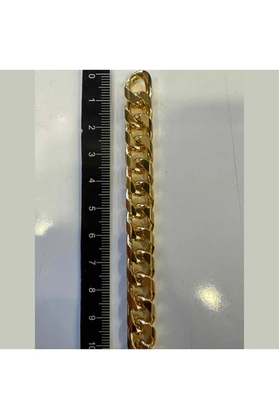 Alüminyum Zincir Za221-3.0 Mm Ezmeli Komple Traşlı Renk Gold 5 Metre Fiyatıdır