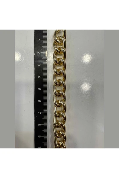 Alüminyum Zincir Za125-2.8x10x14 Renk Gold 10 Metre Fiyatıdır ürün görseli