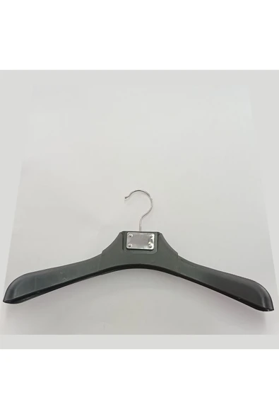 10 Adet Metal Aksesuarlı Plastik, Ceket Ve Gömlek Askısı 45 Cm 1.sınıf Kalite, Lüx