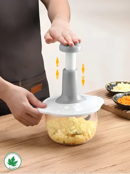 Bas Kes Xl Pratik El Robotu 1500ml Yeni Nesil Doğrayıcı, Büyük El Rondosu , Pratik Rondo - 12