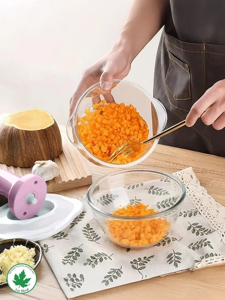 Bas Kes Xl Pratik El Robotu 1500ml Yeni Nesil Doğrayıcı, Büyük El Rondosu , Pratik Rondo - 10