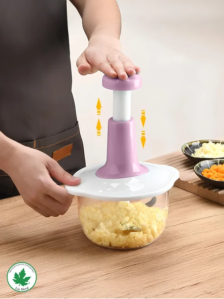 Bas Kes Xl Pratik El Robotu 1500ml Yeni Nesil Doğrayıcı, Büyük El Rondosu , Pratik Rondo - 8