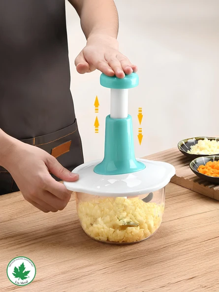 Bas Kes Xl Pratik El Robotu 1500ml Yeni Nesil Doğrayıcı, Büyük El Rondosu , Pratik Rondo - 2