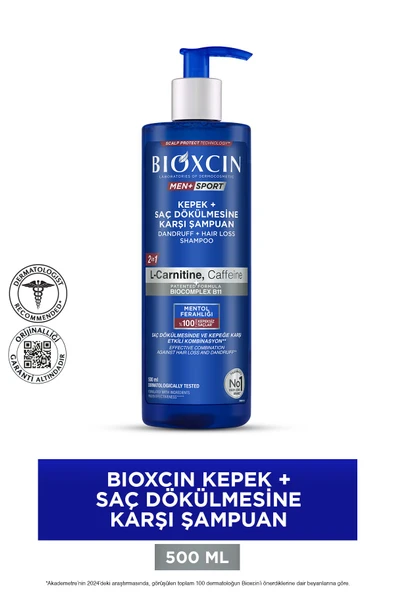 Bioxcin Kepek ve Saç Dökülmesi İçin Şampuan 500 ml