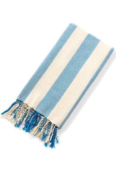 Striped Peştemal Banyo Havlusu Plaj Havlusu - 5