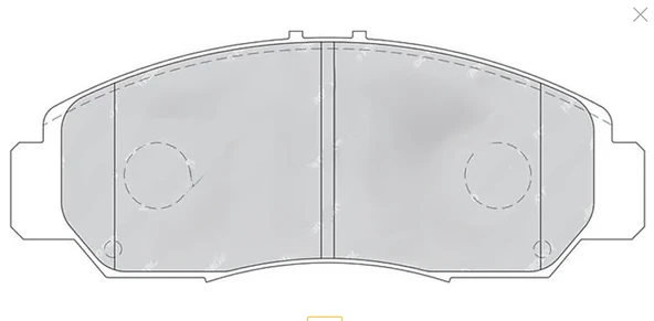 FREN BALATASI ON CIVIC 1.4-1.6-1.8 06- / CIVIC FB7 12- /HONDA FRV 06-
