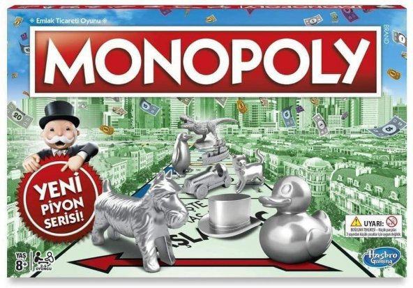 Hasbro Monopoly Yeni Piyon Serisi C1009