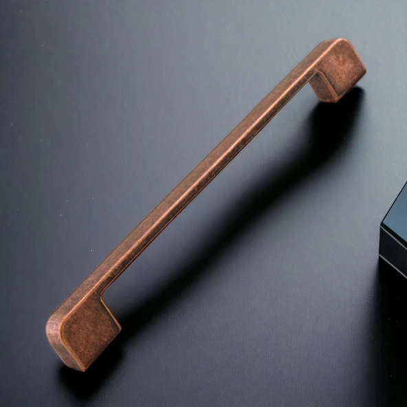 Radus 10 Adet Antik Bakır Metal Kulp 224 mm Mobilya Çekmece Mutfak Dolabı Dolap Kulpları Kulbu Kulpu - 7
