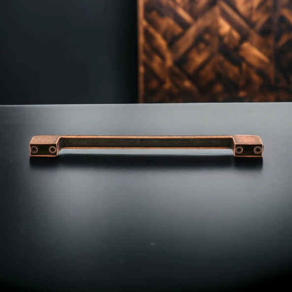 Radus 10 Adet Antik Bakır Metal Kulp 224 mm Mobilya Çekmece Mutfak Dolabı Dolap Kulpları Kulbu Kulpu - 9