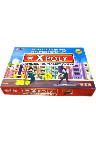 X-Poly Gayrimenkul Ticaret Oyunu Kutu Oyunları Yetişkin Oyunları