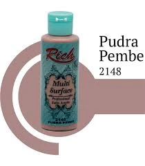 Rich Multi Surface Akrilik Boya 120ml 2148 Pudra Pembe