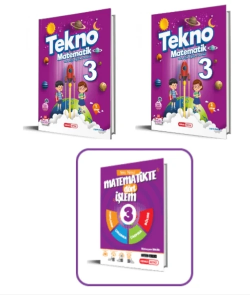KIRMIZI BEYAZ YAYINLARI 3.SINIF MATEMATİK 1/2 - MATEMATİKTE DÖRT İŞLEM