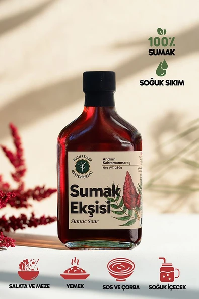 Sumak Ekşisi Tatlı Ekşi %100 Saf (Kahramanmaraş) 280 gr - 3 Adet - 2