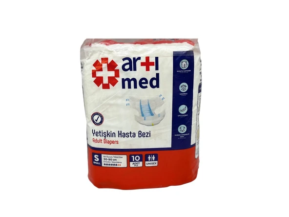Artımed Hasta Bezi Yetişkin Small 10'lu