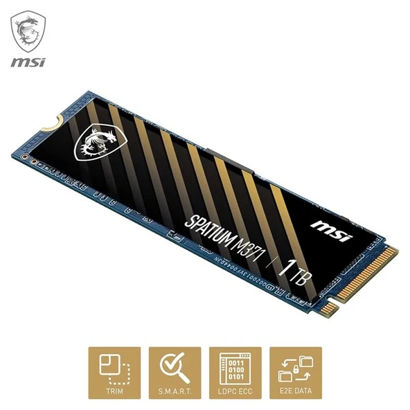 MSI 1TB SPATIUM M371 2350-1700MB/s M2 NVME GEN3 DİSK - 2