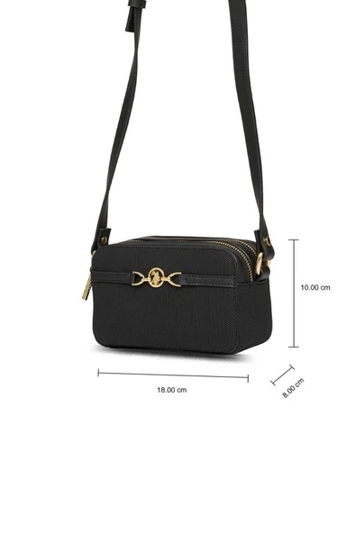 U.S. Polo Assn. Çapraz Askılı Kadın Çanta Siyah Us25232 - 6