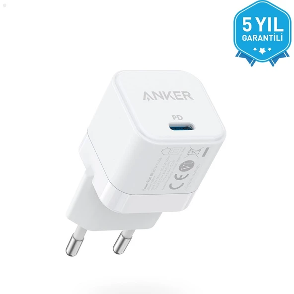 Anker PowerPort III Cube 20W USB-C Güç Adaptörü - A2149