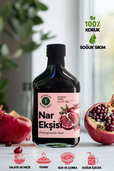 Nar Ekşisi Tatlı Ekşi %100 Saf (Hatay) 280 gr - 2 Adet - 3