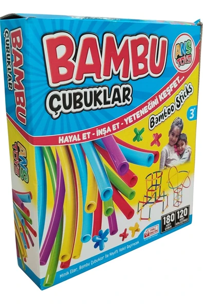 Ans Toys Süper Bambu Çubuklar 300 Parça Oyuncak Bambu Çubuk Eğitici Oyuncak - 3