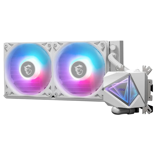MSI MAG CoreLiquid I240 White ARGB Beyaz Intel-AMD Uyumlu Sıvı Soğutucu