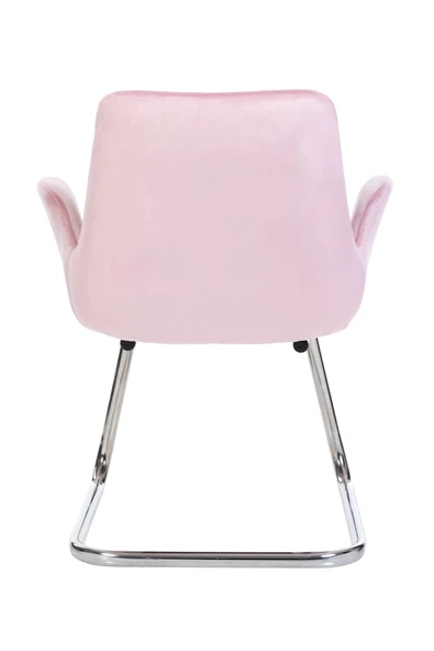 MARKAELZ Krom Metal Ayaklı PESCADO SANDALYE MİSAFİR KOLTUĞU BEKLEME KOLTUĞU - 4