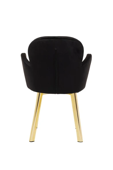 MARKAELZ GOLD METAL AYAKLI SALON/MUTFAK SANDALYESİ KOLLUKELEBEK (BABYFACE) - 4