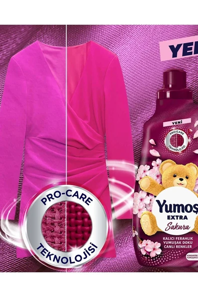 Yumoş Sakura Extra Konsantre Çamaşır Yumuşatıcısı 1440 ml - 4