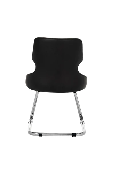 MARKAELZ Krom Metal Ayaklı SANDALYE MİSAFİR KOLTUĞU BEKLEME KOLTUĞUDERİ SELEKULAK - 4