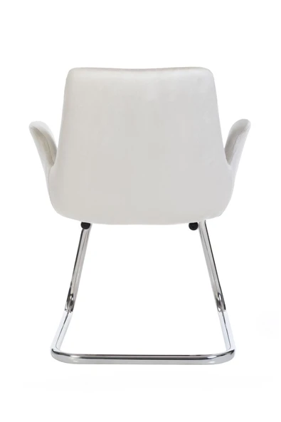 MARKAELZ Krom Metal Ayaklı PESCADO SANDALYE MİSAFİR KOLTUĞU BEKLEME KOLTUĞU - 4