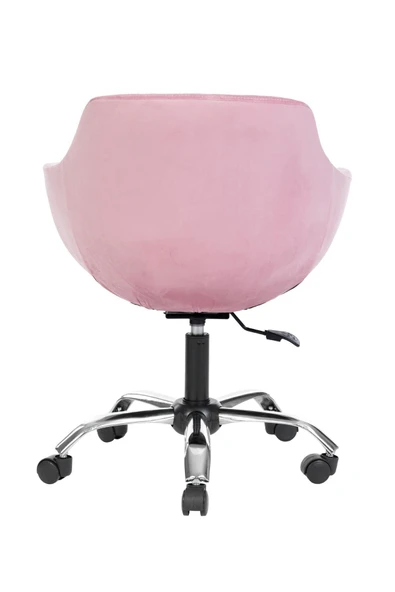 MARKAELZ Krom Metal Ayaklı Ofis Çocuk Odası Çalışma Sandalyesi (AYARLANILABİLİR) MONOKO - Resim 4