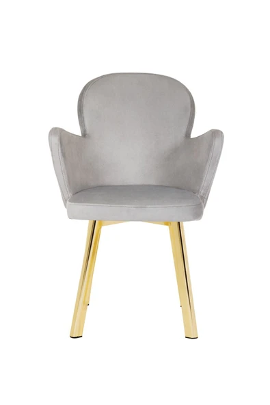 MARKAELZ GOLD METAL AYAKLI SALON/MUTFAK SANDALYESİ KOLLUKELEBEK (BABYFACE)