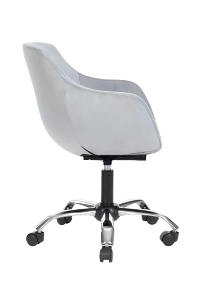 MARKAELZ Krom Metal Ayaklı Ofis Çocuk Odası Çalışma Sandalyesi (AYARLANILABİLİR) MONOKO - 3