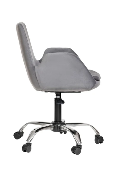 MARKAELZ Krom Metal Ayaklı Ofis Çocuk Odası Çalışma Sandalyesi (AYARLANILABİLİR) PESCADO - Resim 3