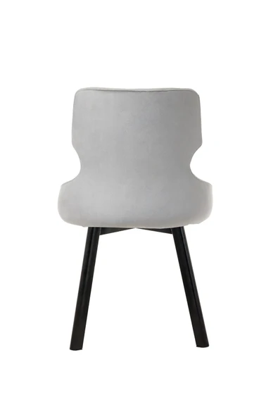 MARKAELZ SİYAH METAL AYAKLI SALON/MUTFAK SANDALYESİ SELEKULAK (BABYFACE) - Resim 4