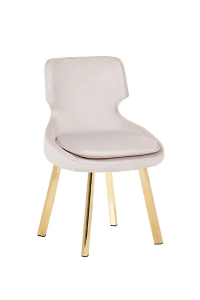 MARKAELZ Gold Metal Ayaklı Salon/mutfak Sandalyesi Selekulak (BABYFACE) - 2