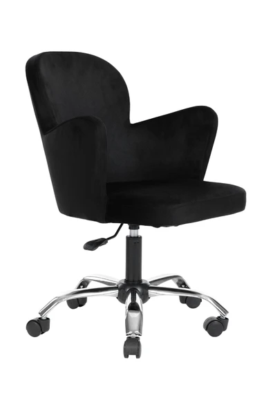 MARKAELZ Krom Metal Ayaklı Ofis Çocuk Odası Çalışma Sandalyesi (AYARLANABİLİR) KELEBEK - 2