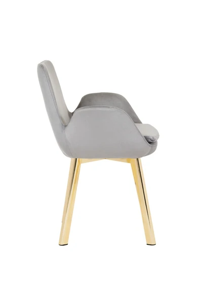 MARKAELZ GOLD METAL AYAKLI SALON/MUTFAK SANDALYESİ PESCADO (BABYFACE) - Resim 3