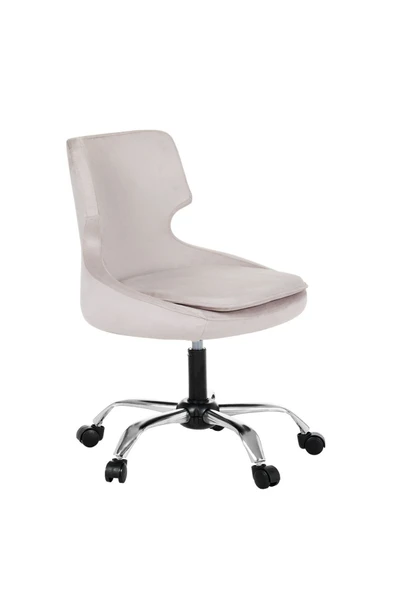 MARKAELZ Krom Metal Ayaklı Ofis Çocuk Odası Çalışma Sandalyesi (ayarlanilabilir) SeleKulak - Resim 2