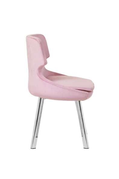 MARKAELZ KROM METAL AYAKLI SALON/MUTFAK SANDALYESİ SELEKULAK (BABYFACE) - Resim 3