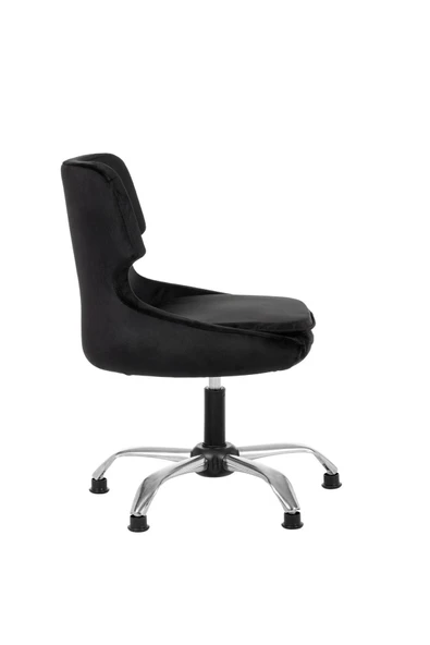 MARKAELZ Krom Metal Ayaklı Ofis Çocuk Odası Çalışma Sandalyesi (ayarlanilabilir) PAPUÇLU SELEKULAK - 3