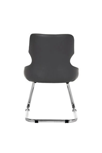 MARKAELZ Krom Metal Ayaklı SANDALYE MİSAFİR KOLTUĞU BEKLEME KOLTUĞUDERİ SELEKULAK - Resim 4